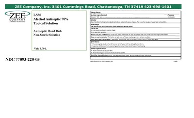 3785ml Label (Ls30 03)